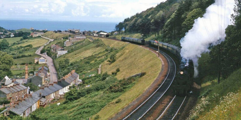 Train in Ilfracombe and Barnstaple Railway