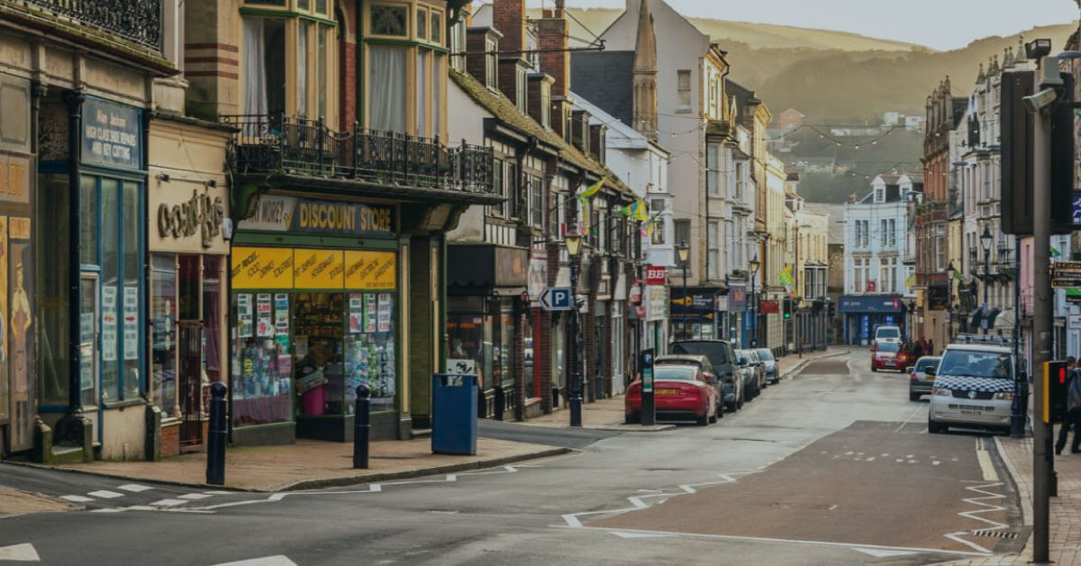 Main Street of Ilfracombe City