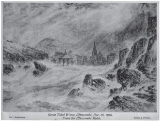 Tidal Wave in Ilfracombe in 1970